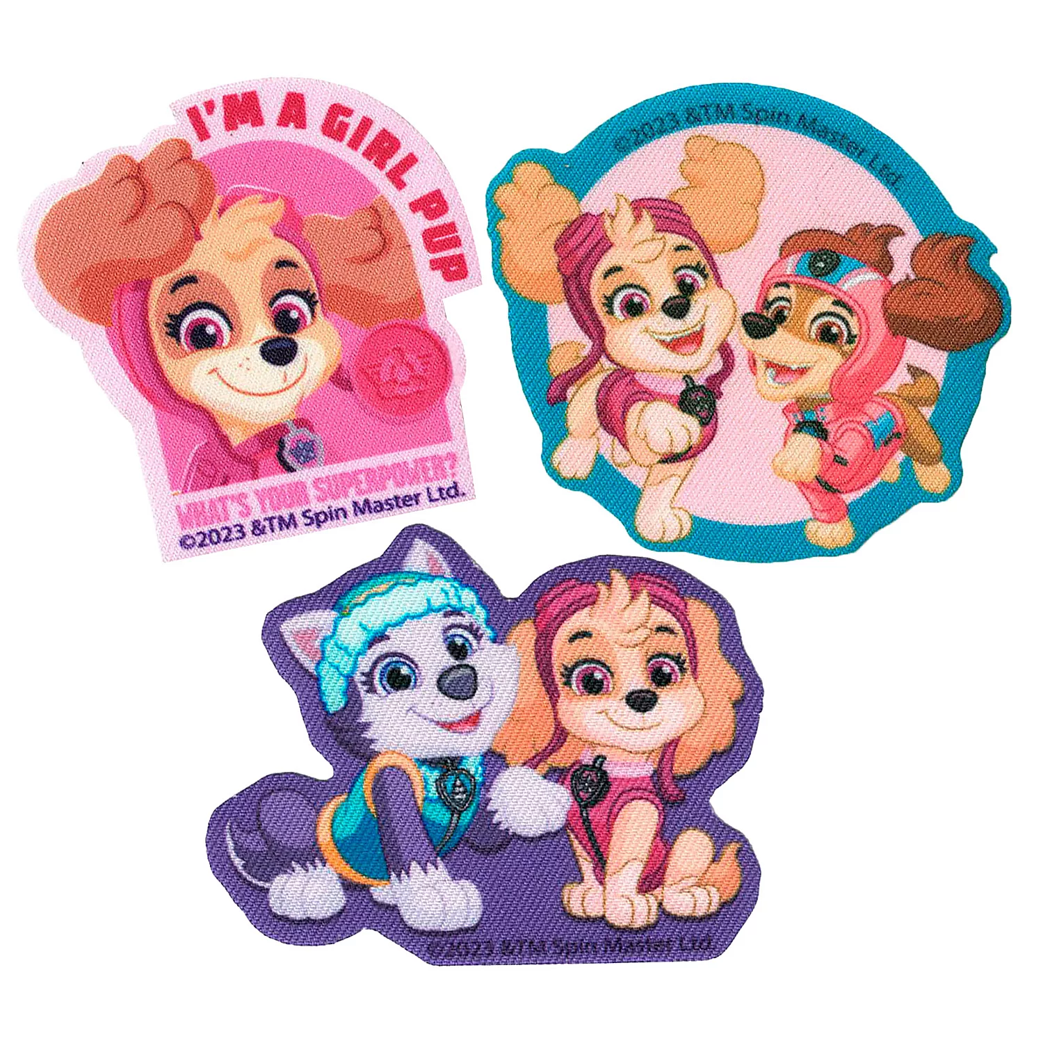 CMM Applikationen Paw Patrol, Größe: 5,2–7,4 cm, Inhalt: 3 Stück Image