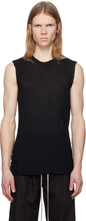 Hollywood Basic Sl Tank Top - Black - Rick Owens T-Shirts
