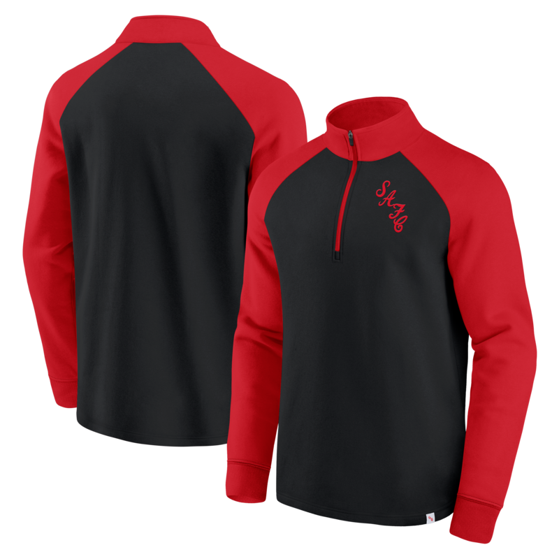 Sunderland Sweatshirt mit 1/4-Reißverschluss – Schwarz – Herren Image