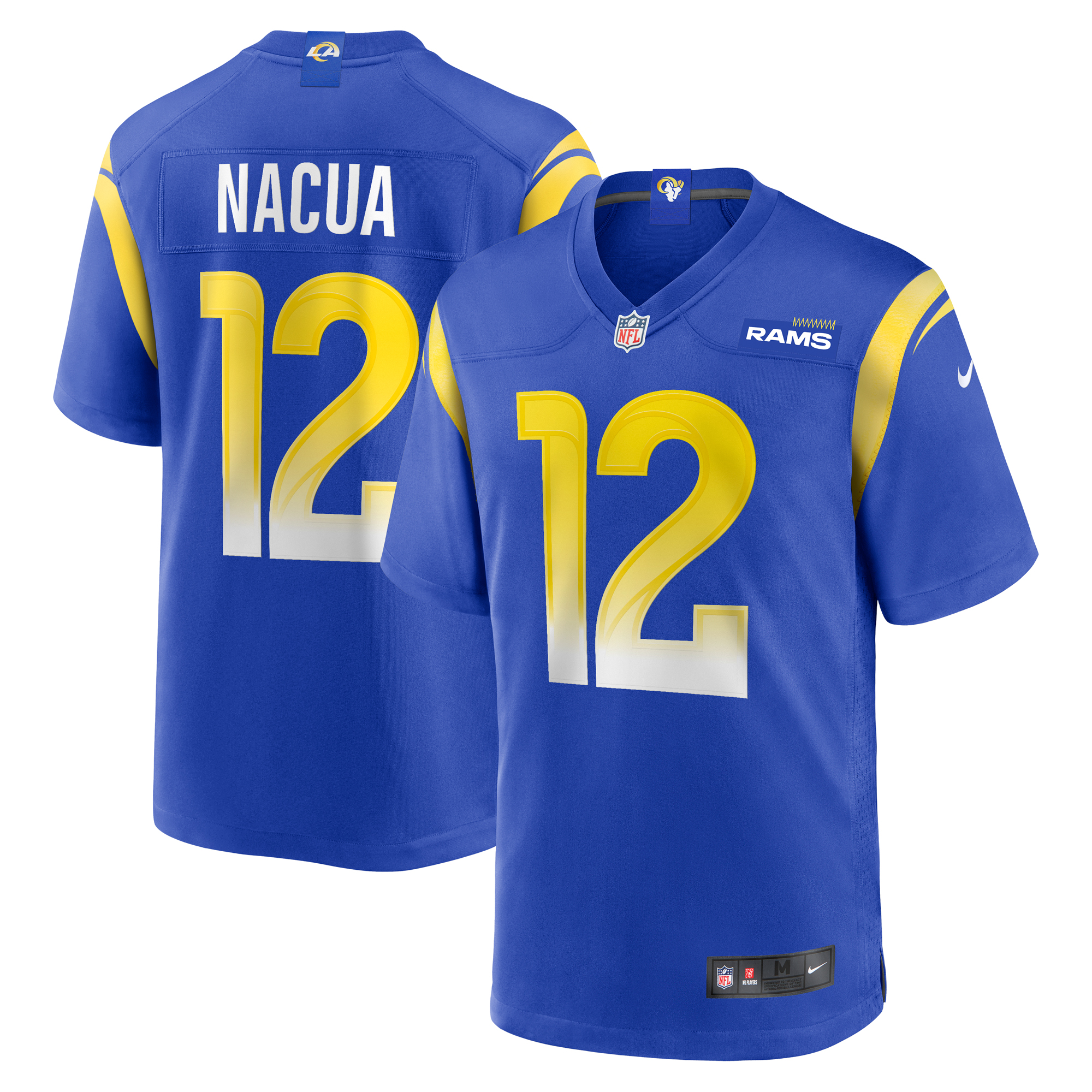 Nike Puka Nacua Royal Los Angeles Rams Game Player-Trikot für Herren Image