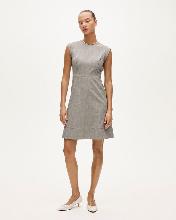 Seamed Suit Dress