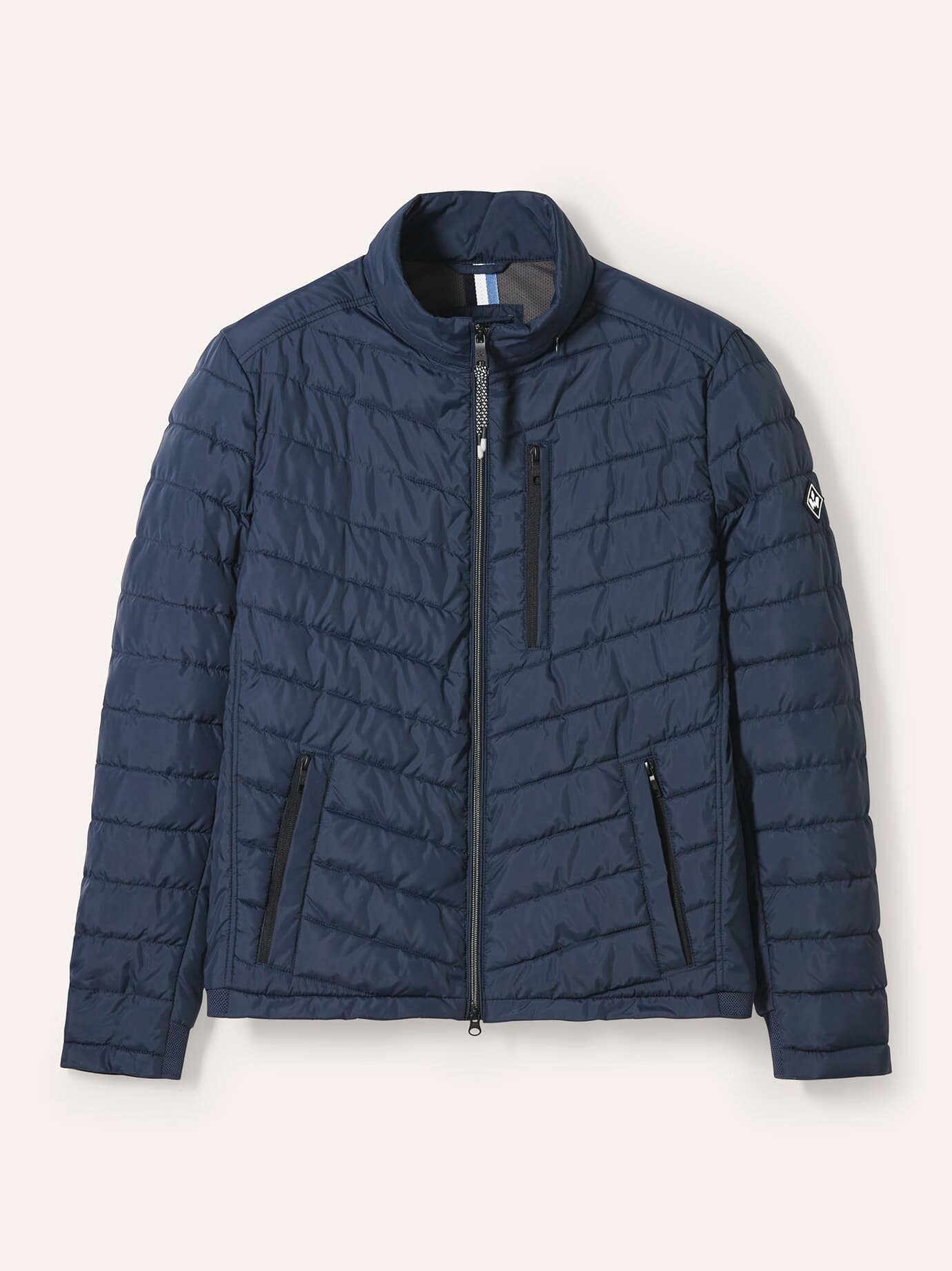 Walbusch Herren Klima Leichtsteppjacke Blau