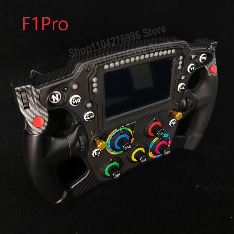 PC FORMULA Game Lenkrad-Rennspielsimulator mit 4,3-Zoll-tastbarem High-Definition-Bildschirm für Fanatec SIMAGIC MOZA Image