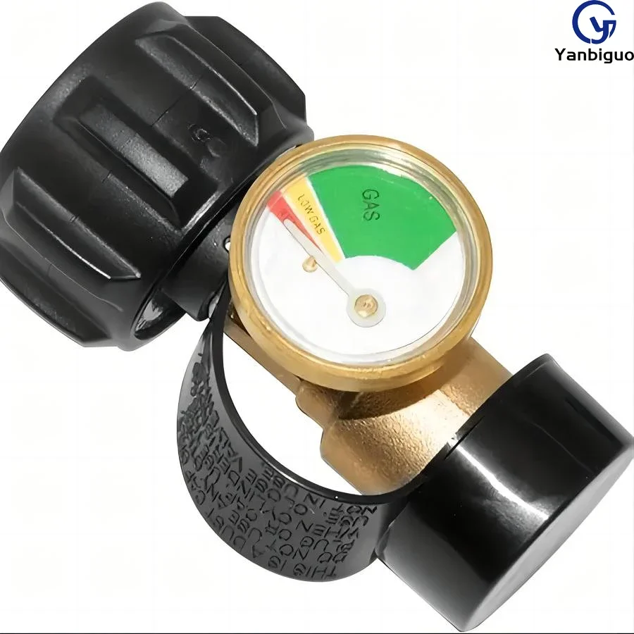 Propan Tank Gauge Füllstandsanzeige Leck Detektor Gas Druck Meter Universal Für RV Camper, Zylinder, BBQ Grill, Heizung (1 Stück) Image