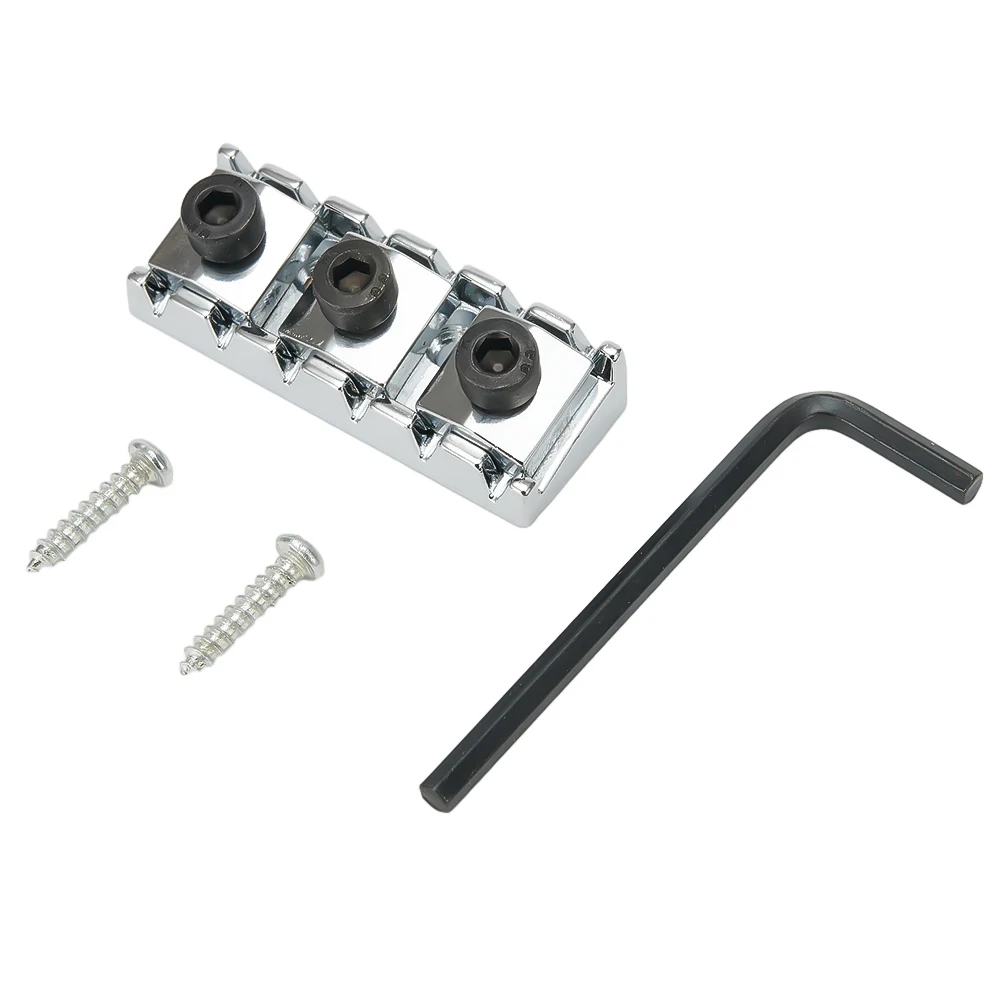 E-Gitarren-Saiten verriegelung mutter 42mm Ersatz zubehör für Floyd Rose Tremolo-Brücken teile mit Befestigungs schrauben Spanne Image