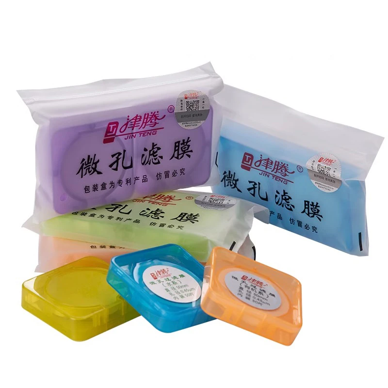 50 teile/schachtel MCE Gemischte Faser Organische Nylon PTFE 0,22 0,45 Lösungsmittel Extraktion Mikroporöse Filter Membran Labor Experiment Image