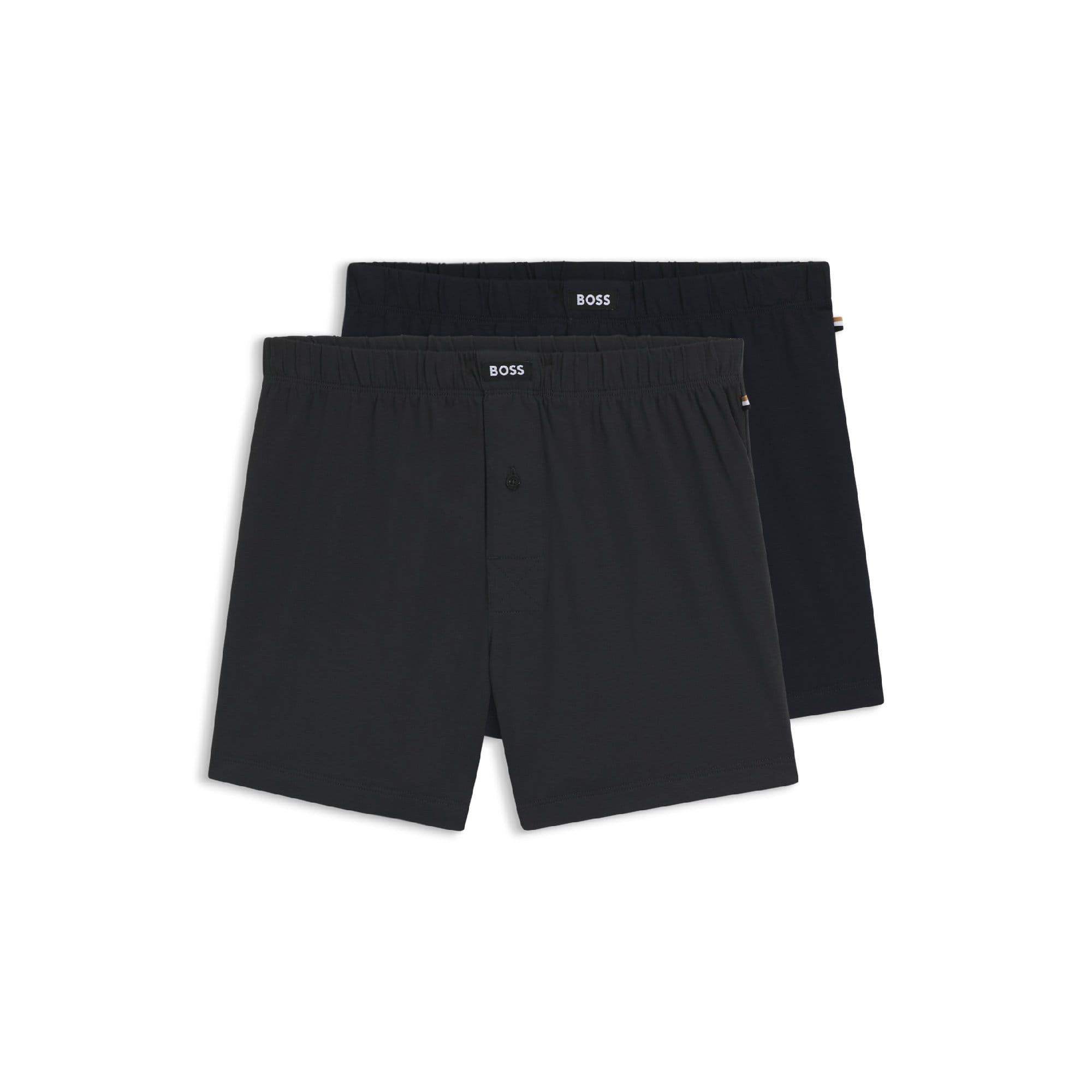 Boss Mens 2 Pack of Boxer Shorts in Stretch Cotton in Multi Colour - Multicolour - Size 2XL | Boss Sale | Discount Designer Brands