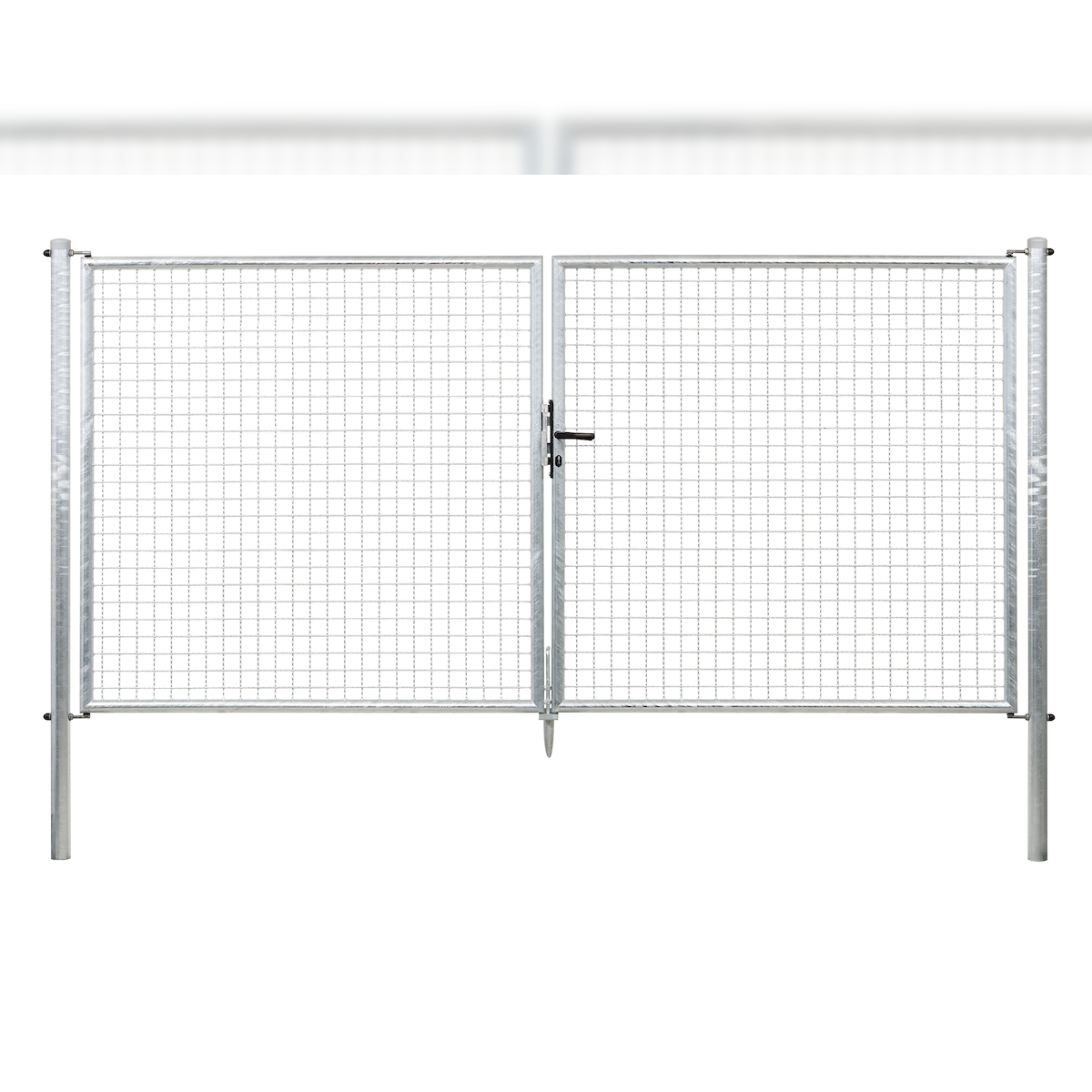 Alberts 602970 Wellengitter-Doppeltor, anthrazit-metallic, Breite 300 cm, Höhe 125 cm Image