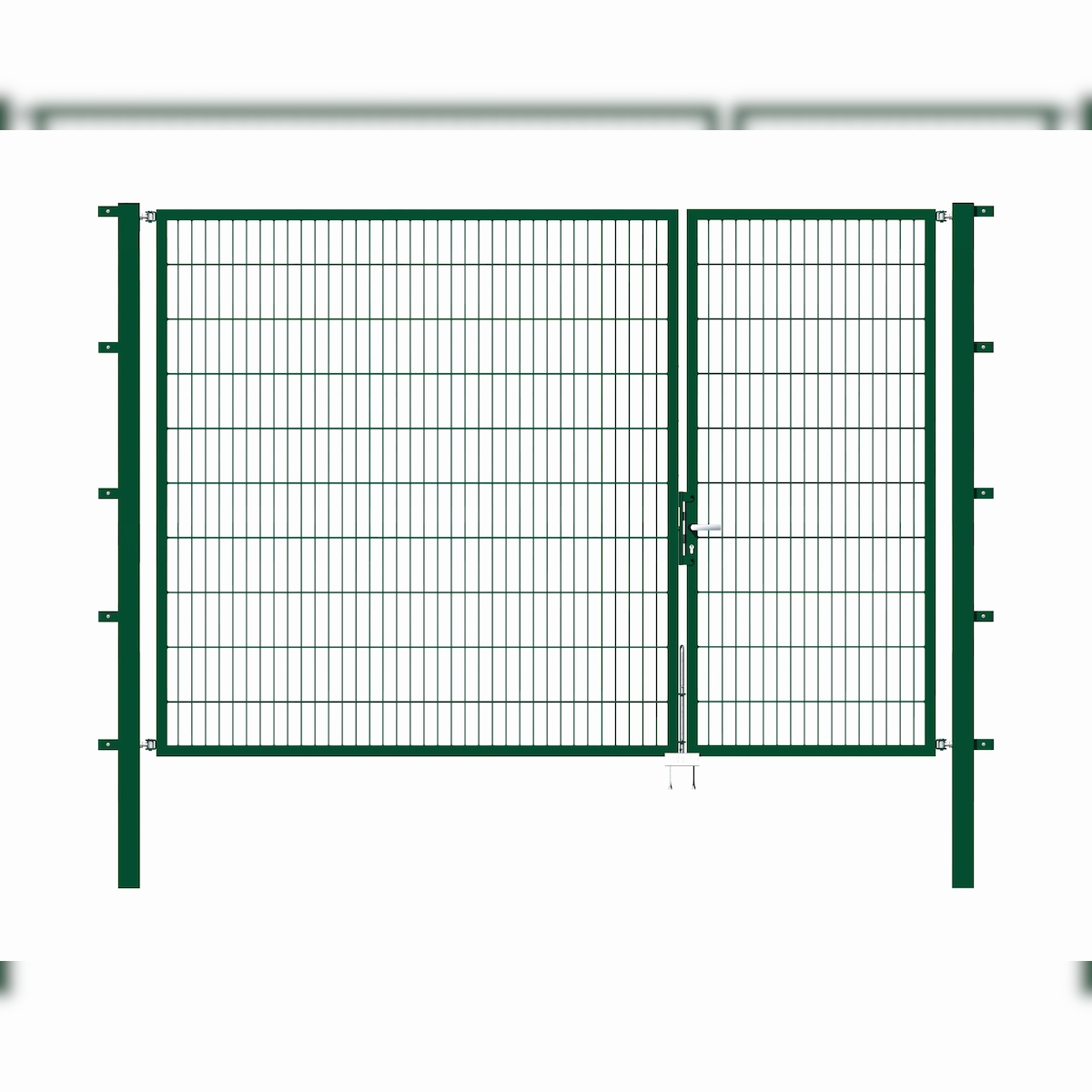 Alberts 646899 Doppeltor Flexo mit Zubehör, grün, Breite 100 + 200 cm, Höhe 200 cm Image