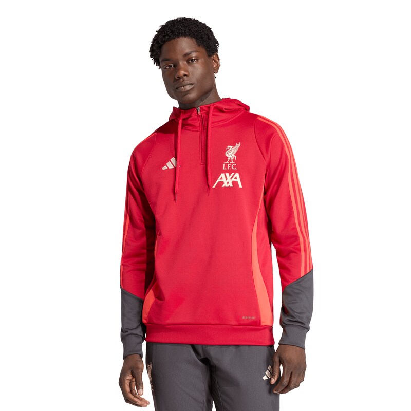 Liverpool adidas Trainingshoodie – Rot Image