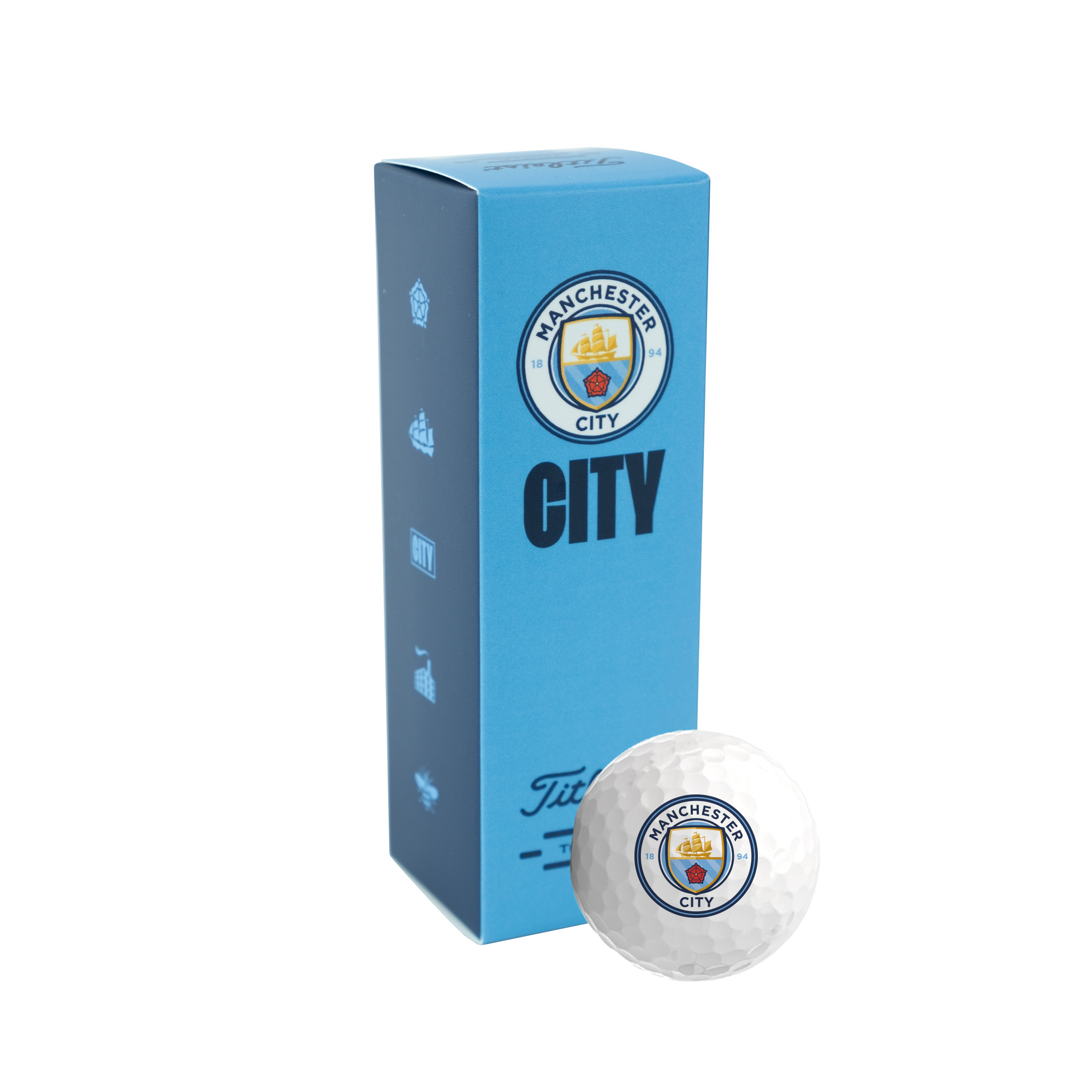 Manchester City Titleist Tru Feel – 3er-Pack in individueller Hülle Image