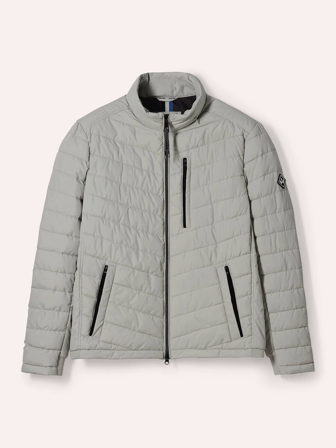 Walbusch Herren Klima Leicht-Steppjacke Beige