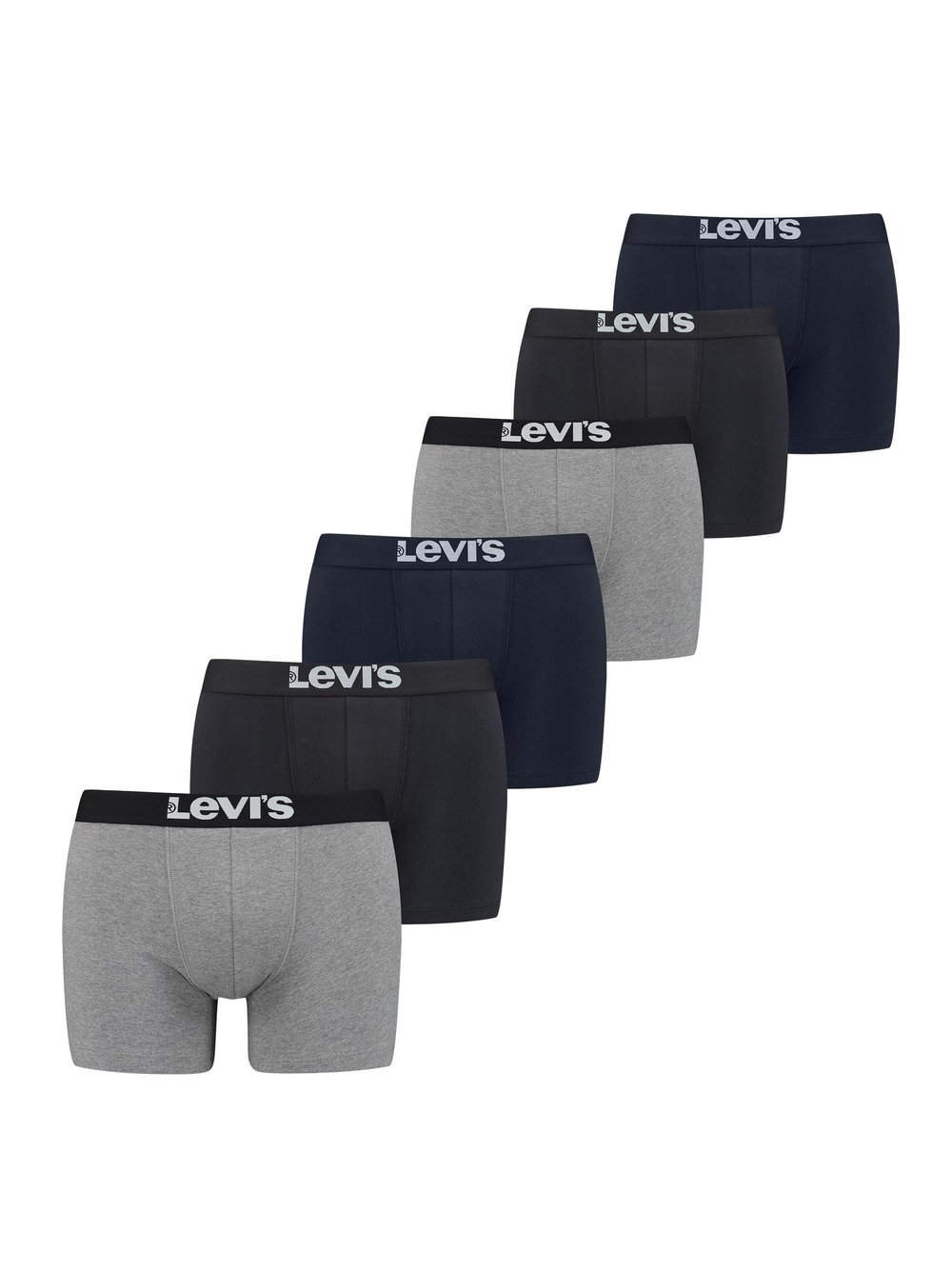 Levi's Boxershort 6er Pack Herren mehrfarbig, XXL Image
