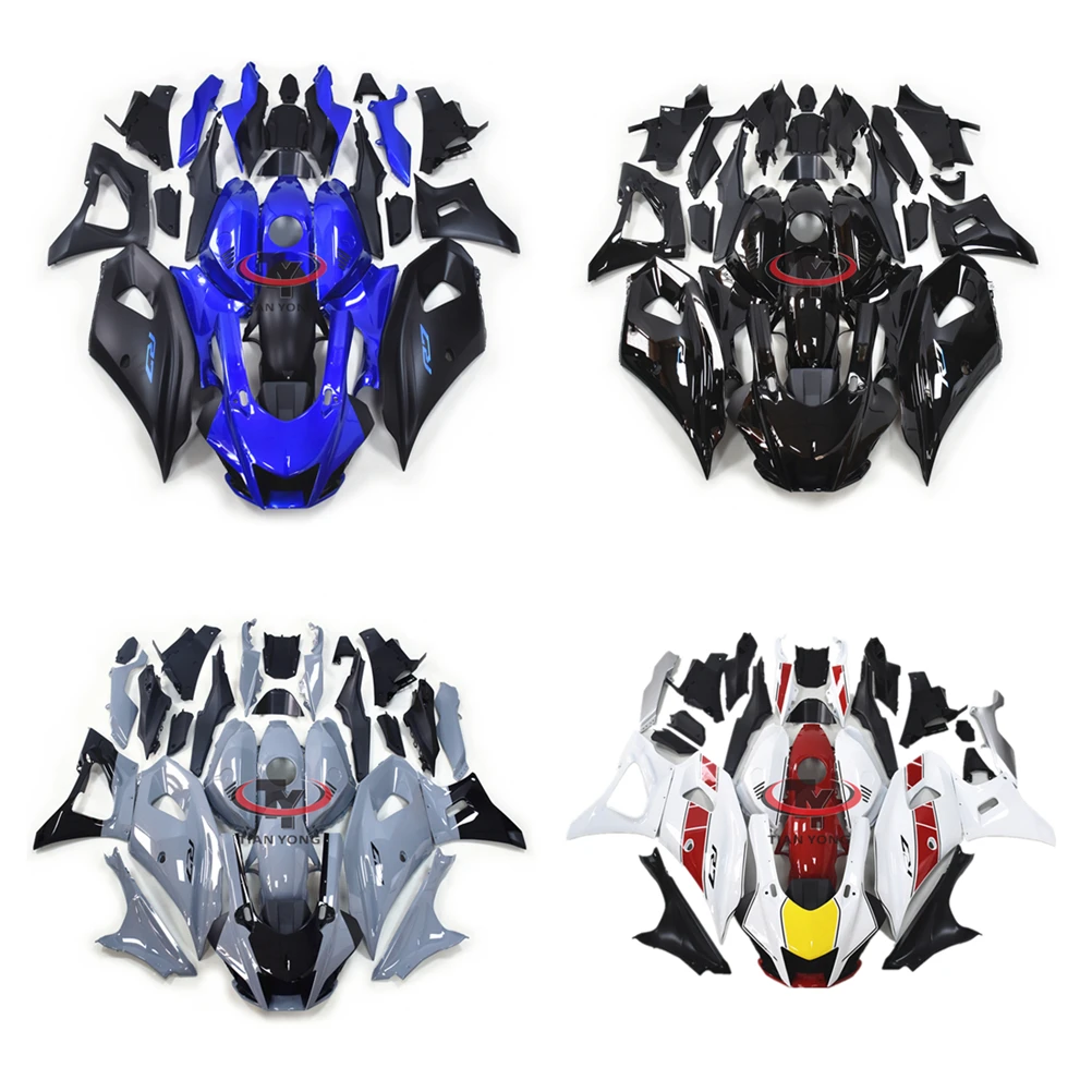 Einspritzung Hellschwarz Weiß Zementgrau Motorrad für Yamaha R7 2022 2023 2024 2025 Vollverkleidungs-Kits Karosserieverkleidung Image