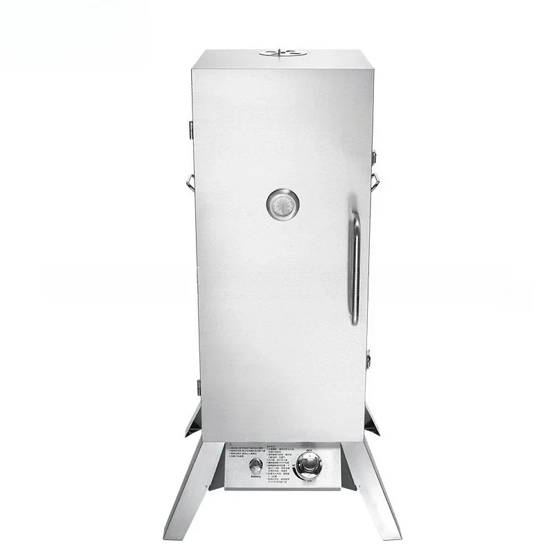 Rauchofen SMOKER Edelstahlgrill Rauchschrankofen Räucherfleischofen Grill aus geräuchertem Material Image