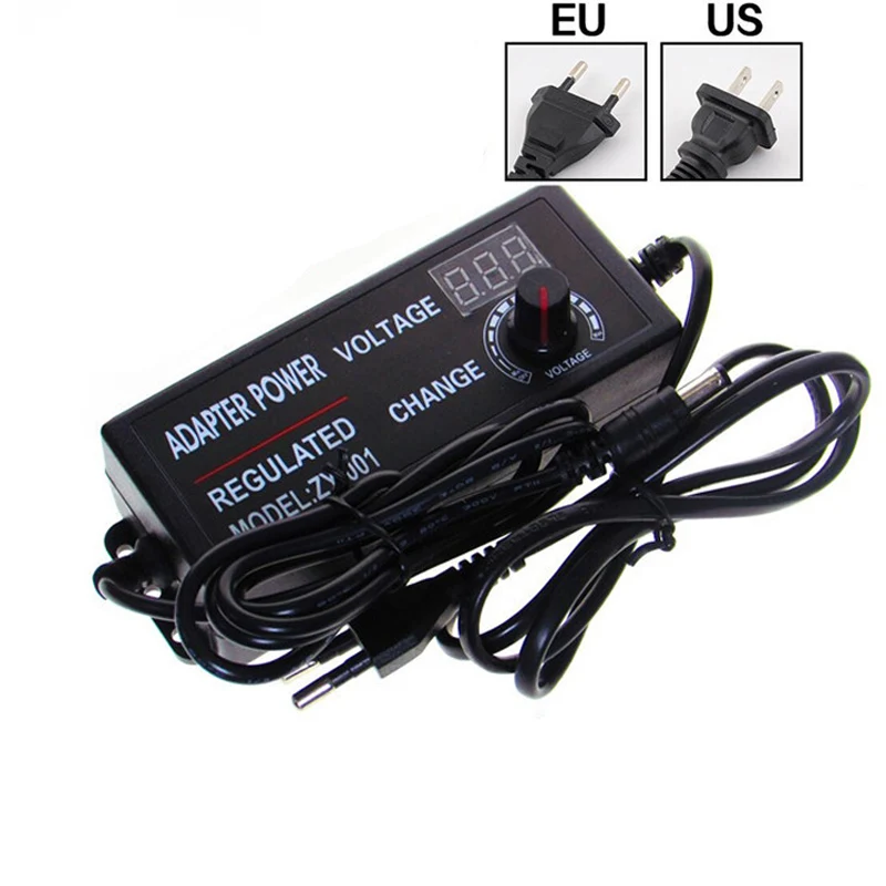 3V 9V 12V 24V 36V Einstellbare AC DC Netzteil Adapter 12V Volt 1A 2A 3A 5A 10A Mit Jack Adapter Stecker Weibliche Haushaltsgeräte Image