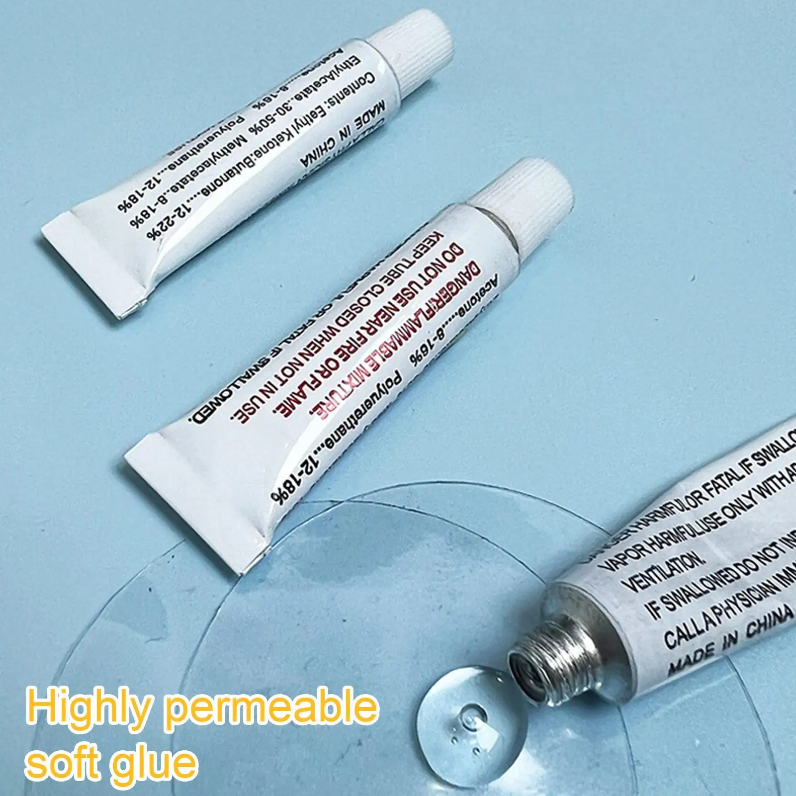 Reparatur Kleber 3g PVC Flüssigkeit Wasserdicht Schnell Trocknend Reparatur Liefert Für Luft Matratze Zelt Whirlpools Schlauchboot Schwimmen ring Image