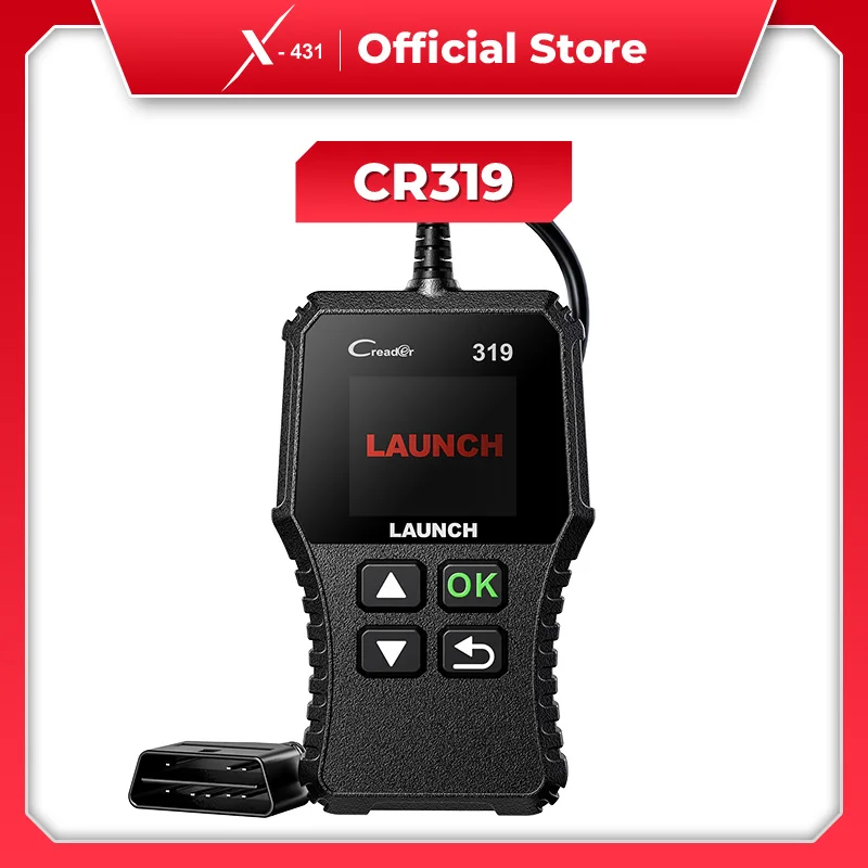 X-431 CR319 LAUNCH Creader 319 Auto-OBD2-Scanner DIY Automotive Code Reader Engine Check Fault Code Read Autoscanner Scan Tool Image