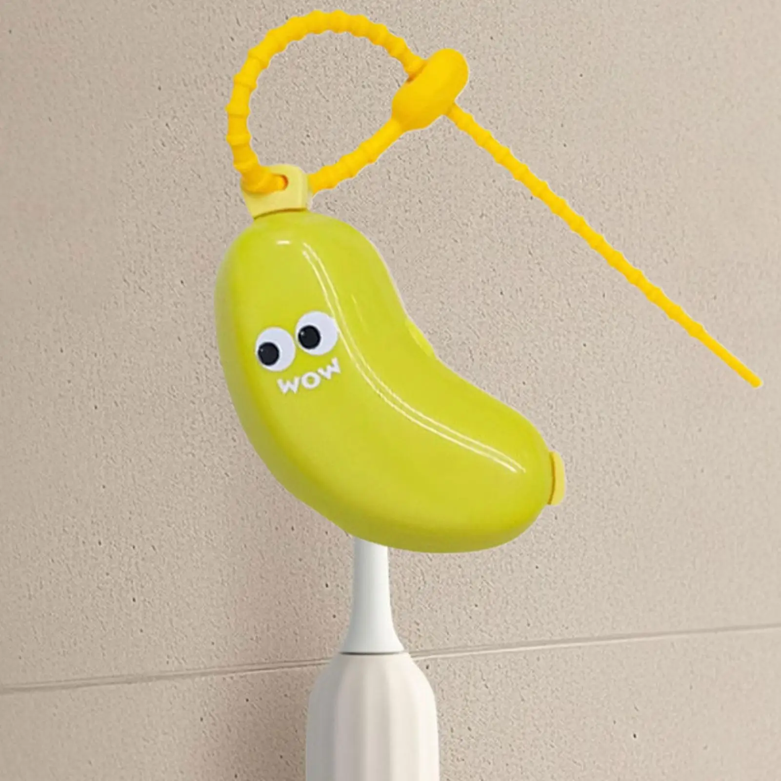 Nette Bananen Zahnbürste Schutzhülle Kunststoff 2 In 1 Zahnbürste Staub C a p Abdeckung Für Familie Zahnbürste Bad Zubehör