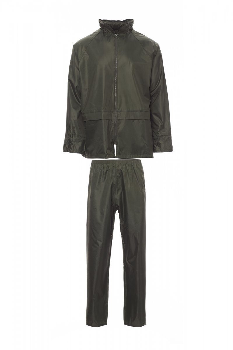 PAYPER Regenanzug SET-NYLON - 2-teilig - PVC-beschichtet - mit Beutel grün M Image