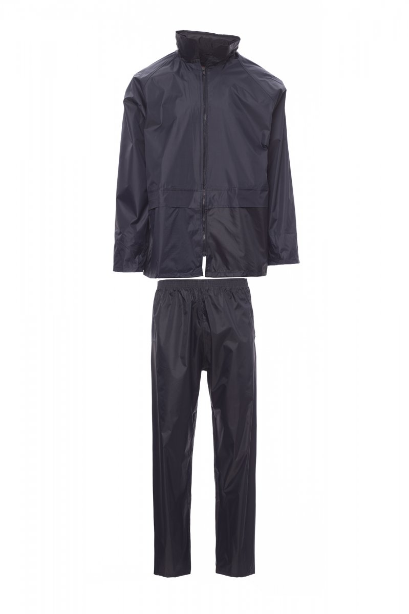 PAYPER Regenanzug SET-NYLON - 2-teilig - PVC-beschichtet - mit Beutel marineblau L Image