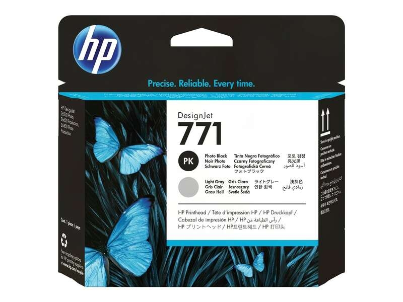 HP 771 Photohead Black-Grey - Druckerkopf Foto Schwarz Image