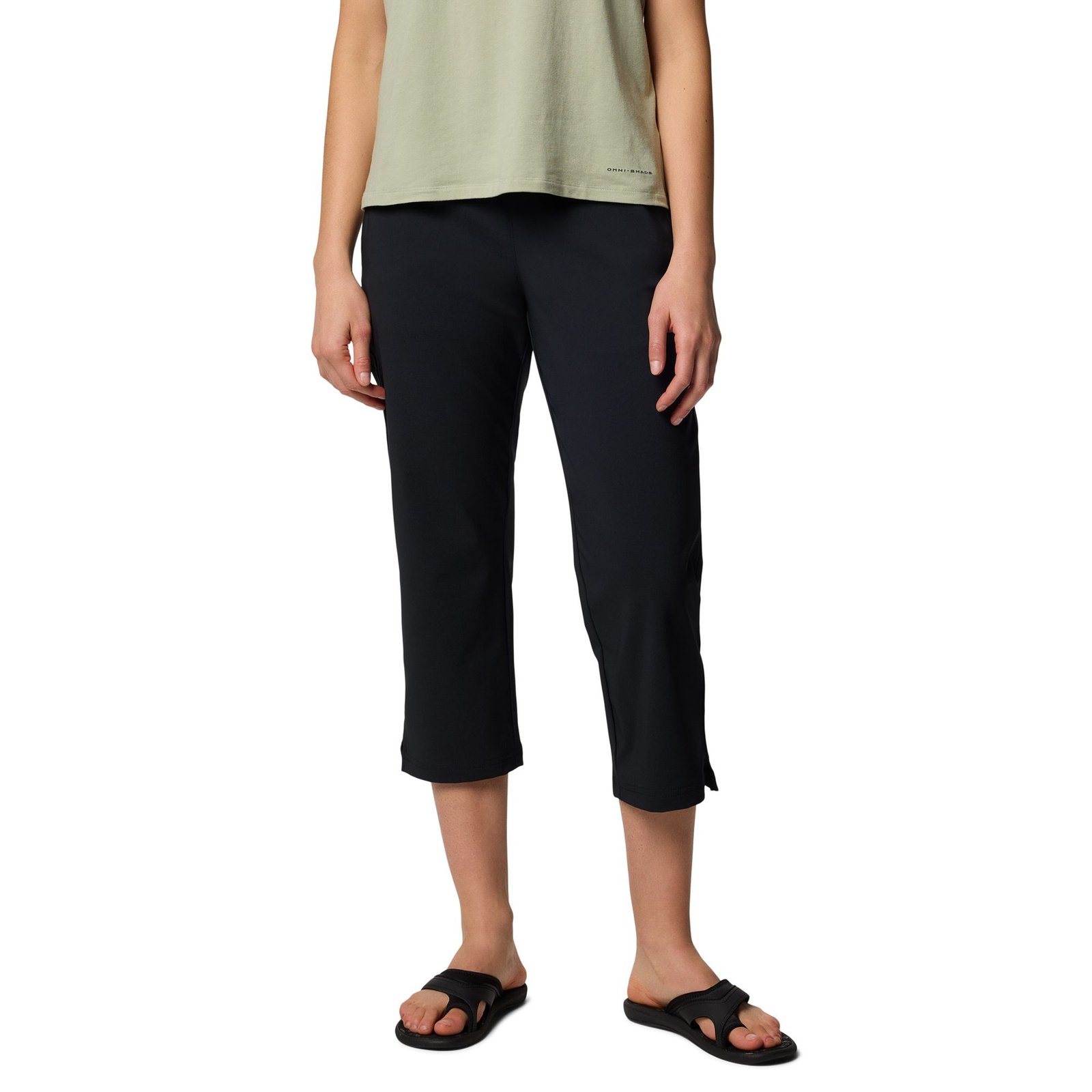 Columbia Women's All Seasons Capri (Size XXL) Black, Polyester