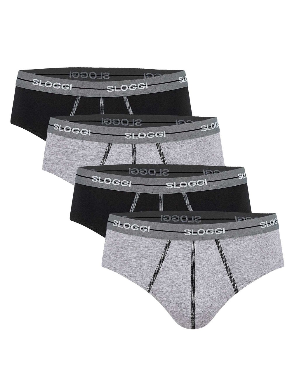 sloggi Slip 4er Pack Herren mehrfarbig, M Image