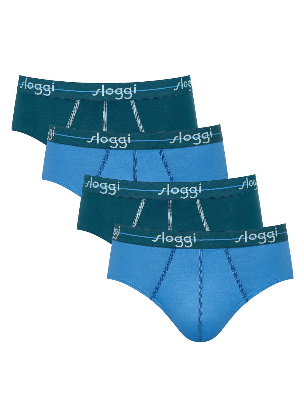 sloggi Slip 4er Pack Herren blau, XXL Image