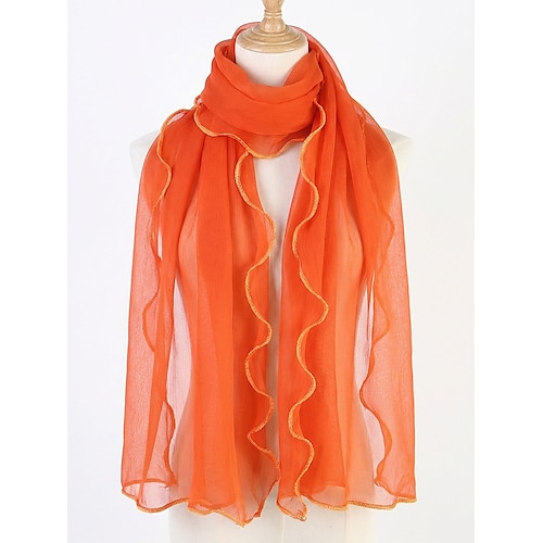 Leichter Damenschal aus Polyester – in verschiedenen Farben erhältlich, weich und elegant designt, ideal für Urlaub und Freizeit. Image