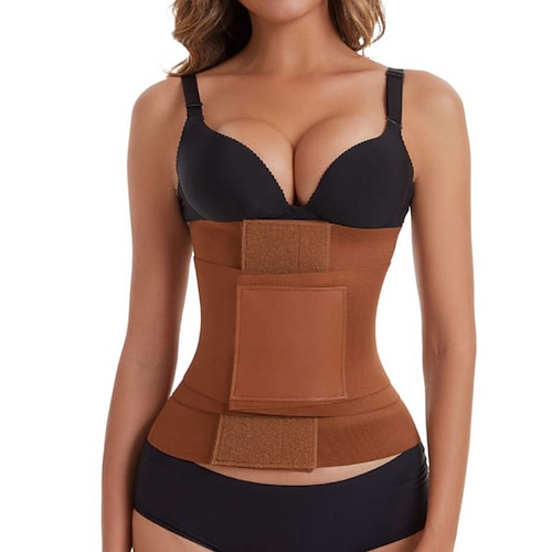 Damen Schwitzgürtel Mode Einfarbig Patchwork Täglich Heim Urlaub Ärmellos Schwarz Rosa Purpur Braun Frühling Figurbetonter Schnitt Image