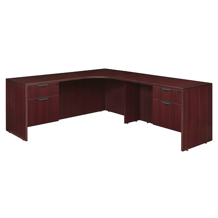 REGENCY LLDCR712447MH Corner Desk Dbl PenRight Corner Credenza,Legacy71", 72" D