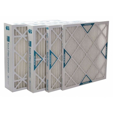 KOCH FILTER 102-102-010 20x30x2 Pleated Air Filter, High Capacity, MERV 13