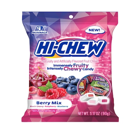 HI-CHEW 55560 Morinaga Hi-Chew Berrys Mix Chewy Candy 3.17 oz