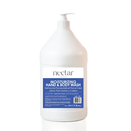 NECTAR HA-NECSC-033A Hand & Body Wash Gallon, 4PK