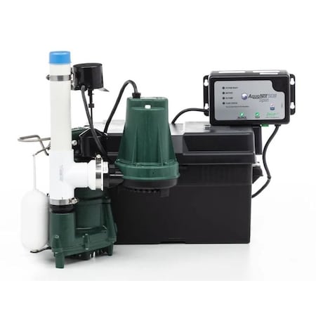 ZOELLER 508-0006 Submersible Battery 12 V Back-Up Sump Pump System