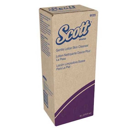 SCOTT 91721 Gentle Lotion Skin Cleanser Pink Bulk Soap Floral 8L 2/Cs, PK2
