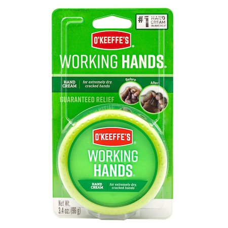 OKEEFFES K0350007 O'Keeffe's Working Hands No Scent Hand Repair Cream 3.4 oz 1