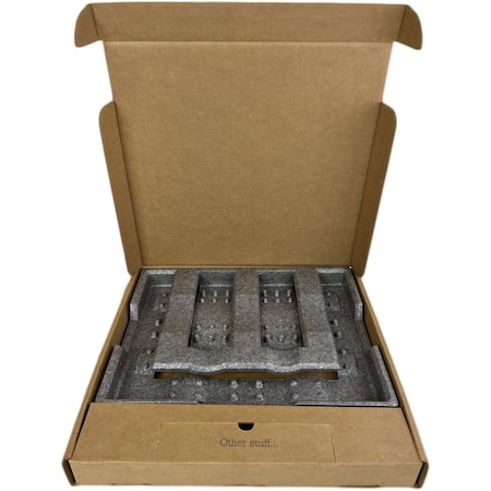 EPE USA LTC-S003-01 17.5 in x 16.5 in x 2 in Laptop Shipping Box, Kraft,