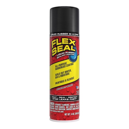 FLEX SEAL FSR20 Flex Seal Black Rubber Spray Sealant 14 oz