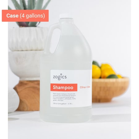 ZOGICS SCA128-4 Shampoo, Citrus and Aloe, 4PK