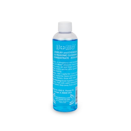ISONIC CSGJ01-8OZx1 CSGJ01 Ultrasonic Jewelry/Eye Wear Cleaning Solution