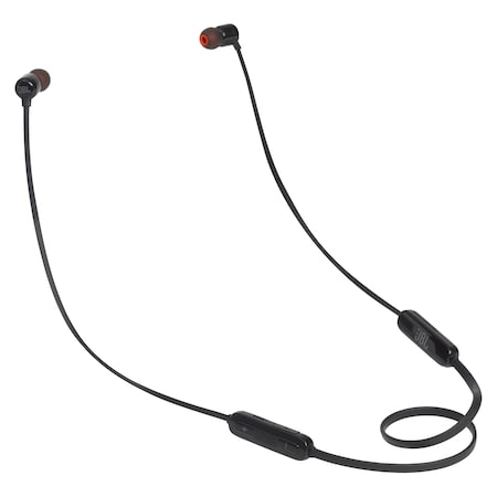 JBL JBLT110BLKAME T Series T110 In Ear Wired Headphones, Black