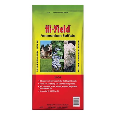 HI-YIELD 34179 Ammonium Sulfate Annual Program Lawn Fertilizer For Multiple