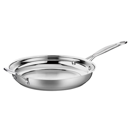 CUISINART 722-30H Cuisinart Chef's Classic Aluminum/Stainless Steel Skillet 12