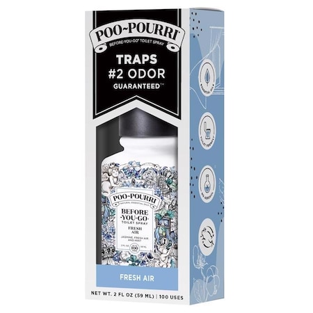 POO-POURRI BB9096 Fresh Scent Toilet Spray 2 oz Liquid