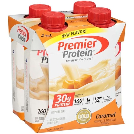 PREMIER PROTEIN P2A010304IS0501 Protein Caramel Shake Dream Cup 11 fl. oz., PK12