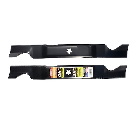 MAXPOWER 561739 MaxPower 46 in. Standard Mower Blade Set For Riding Mowers 2 pk