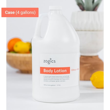 ZOGICS BLCA128-4 Hydrating Body Lotion, Citrus and Aloe, 4PK