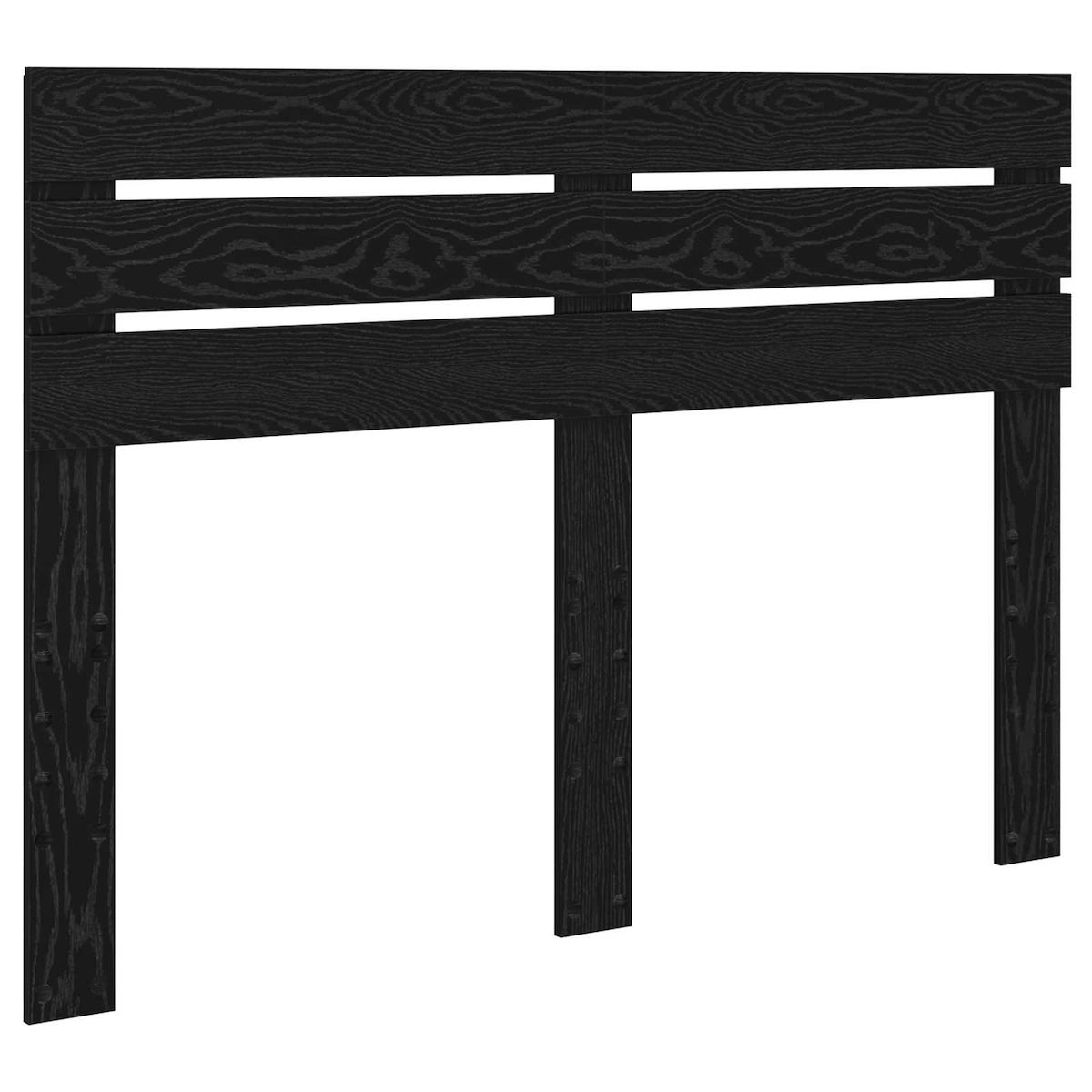 vidaXL Kopfteil Schwarz Eichen-Optik 150 cm Holzwerkstoff Image